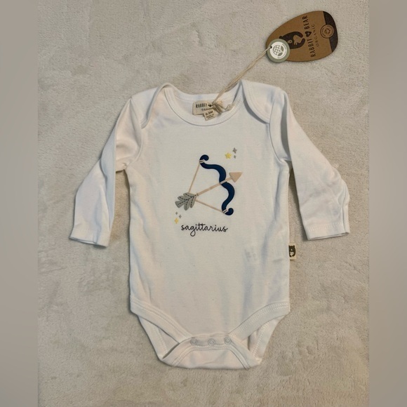 Rabbit + Bear Other - Sagittarius Archer Organic Cotton Baby Onesie 0-3 months